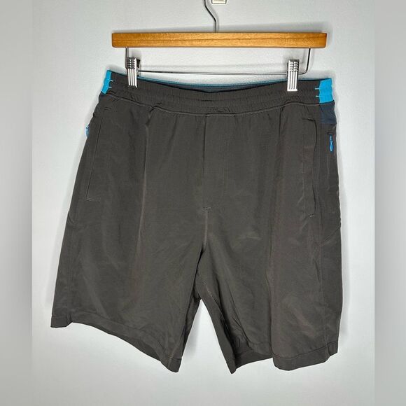 Birddogs Men’s shorts Sz XL Shorts Long 9” Inseam Light Blue w/ liner - Picture 2 of 3